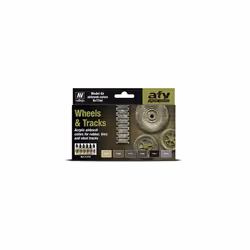 Wheels and Tracks Model Air Set, 17 ml (Pack of 6)
