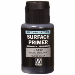 Vallejo Gloss Black Primer 32ml Paint
