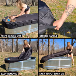 Polar Protector - Stock Tank Cover Ice Water Therapy Ice Bath Cover Co
