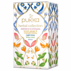 Pukka Herbal Collection - Five Organic Herbal Teas (4 Packs x 80 Tea Bags)