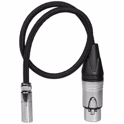 Kondor Blue KB-TA4MN-16, mini XLR (3-pin), Male, XLR (3-pin), Female, 4 m, Black