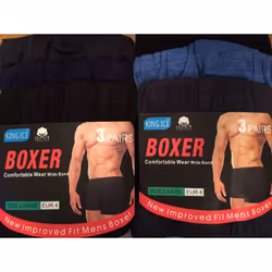 , 12 Pairs) Men Comfy Underwear Boxer Shorts Loose Fit Soft Touch Cotton Rich Funky Trunks - XLarge (35'-37'