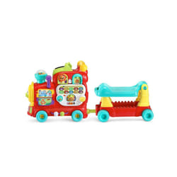 VTech Baby 4-in-1 Alphabet Train, Baby Walker - Red