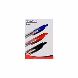 Cello Extra Comfort Grip Ballpoint Pens Medium Point Retractable Ballpoint Pens - (1.0 mm), Pack of 24, Black Pens