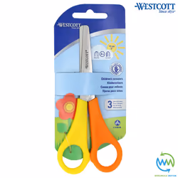 1 Pair LEFT HANDED Children's Scissors SAFETY School Children Kids WESTCOTT NEW