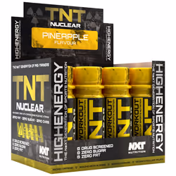 NXT Nutrition TNT Nuclear Shots 12x60ml Pre Workout Drink - Pineapple