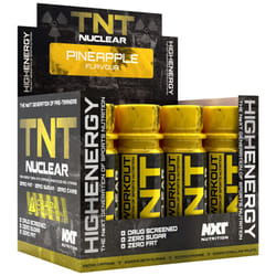 NXT Nutrition TNT Nuclear Shots 12x60ml Pre Workout Drink - Pineapple