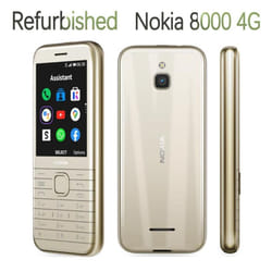 Nokia 8000 4g (2021) Lte Mobile Phone Original - 1 Battery 1 Charger, Blue