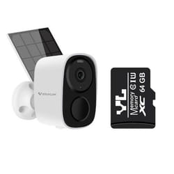 Wireless Wifi Camera CCTV Security Camera Outdoor Full HD 1080P Audio IP Camera With 5000mAh Rechargeable Battery Camera - Solar Camera 128G