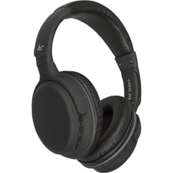 KitSound Wireless On-Ear Headphones with Built-In Microphone - Black