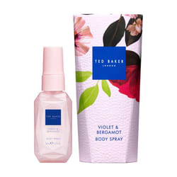 Ted Baker Violet & Bergamot Mini Body Spray 50ml Gift Set-SPRITZ & GO