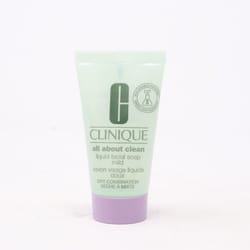 Clinique All About Clean Liquid Facial Soap Mild  1.7oz/30ml New