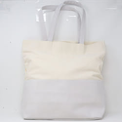 Guerlain Cream And Blue Textured Tote Bag  / New