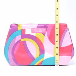 Clinique Tracy Reese For Clinique Colorful Circles Cosmetic Bag  / New