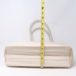Estee Lauder Beige Faux Crocodile Print Tote Bag  / New