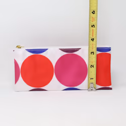 Estee Lauder Lisa Perry Polka Dot Print Small Cosmetic Bag  / New