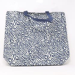 Estee Lauder Blue And Beige Printed Tote Bag  / New