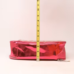 Lancome Metallic Pink Puffed Cosmetic Case  / New