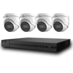 Hilook CCTV Camera System 8MP 4K 4 CH Outdoor Kit IP66 30 M IR Night Vision 2.8 mm Lens - 8 TB