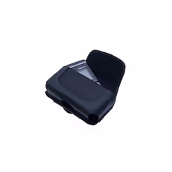 Black Leather Horizontal Belt Clip Holster compatible with NOKIA 2720 Fold / 11 / 100 / 105 / 106 / 107 / 108 / 109 / 112 / 113 / 114 / 130 / 206 /