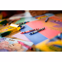 CRAYOLA 02.0024.19 Crayons, Pack of 24 Bright Strong Colours, Multi