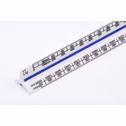 Helix 300mm Metric Triangular Scale Ruler