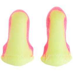 Honeywell Howard Leight 3301105 Individually Wrapped Laser-Lite Single Use Uncorded Earplugs, SNR 35 (Box of 200 pairs) Yellow/Pink