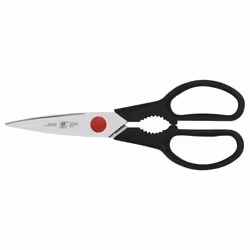 41370-001-0 Multi-Purpose Scissors, Universal Scissors, Length: 21 cm, Stainless Special Steel/Plastic, Twin L, Black