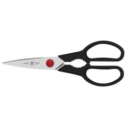 41370-001-0 Multi-Purpose Scissors, Universal Scissors, Length: 21 cm, Stainless Special Steel/Plastic, Twin L, Black