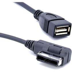 Keple Aux-In MDI AMI Mp3 Cable Aux Music Interface Adapter Cord 3.5mm Jack Connect USB Stick to Your Car for Skoda Super Estate Year 2010 2011 2012