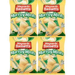 Maynards Bassetts Murray Mints Sweets Bag (193g per pack) Pack of 4