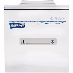 Bacofoil Safelock 1L Double Seal Easy Open Food & Freezer 108 Bags