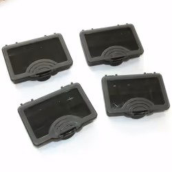 NGT 4+1 Black Tackle Box Storage System Specialist Carp Fishing + 4 Bit Boxes