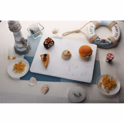 Marble Worktop Saver Chopping Board Placemat - 35X25CM, 2PCS