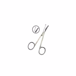 9CM Premium Baby Nail Scissors Nose Hair Scissors Safety Blades with Rounded Tip for Trimming Small Details Facial Hair Ear H ...