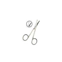 9CM Premium Baby Nail Scissors Nose Hair Scissors Safety Blades with Rounded Tip for Trimming Small Details Facial Hair Ear Hair Eyebrow