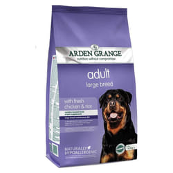Dry Dog Food Large Breed Adult Chicken Rice Arden Grange - 12kg bag