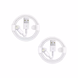 1m Fast Charger Long Foxconn Cable [PACK OF 2] USB Lead For Apple iPhone 7 8 XS XR 11 12 Pro