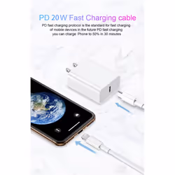 USB-C to Lightning Cable For Apple iPhone - 1m