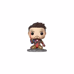 Funko Pop! Avengers Endgame: I Am Iron Man Glow-in-The-Dark Deluxe Vinyl Figure, Multicolored