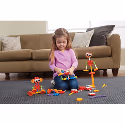 Kid K'Nex Zoo Friends Building Set - 55 Pieces - Ages 3+