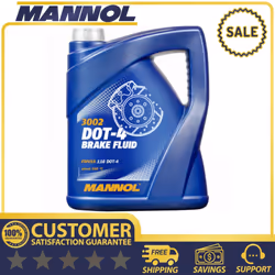 5L MANNOL BRAKE CLUTCH FLUID DOT4 SAE J 1703 FMVSS 116 DOT 4 ISO 4925