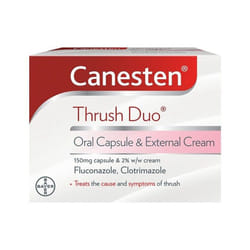 Canesten Thrush Duo - Oral Capsule (Tablet) & Cream W/W