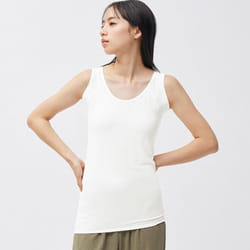 Gu By Uniqlo Style Dry Tank Top  With Sweat Absorption - 02 LIGHT GRAY/XS