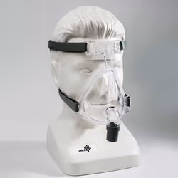 BMC FM2 Full Face Mask CPAP Auto CPAP BiPAP Mask Wish Headgear for Sleep Apnea Snoring People - S