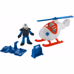 Imaginext Fisher Price Figurine Figure Set City Emergency Vehicles Set