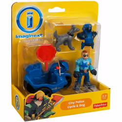 Imaginext 2 Pack Figurine Figure City Police Emergency Vehicles Sets