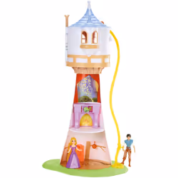 Disney Princess Rapunzel Deluxe Tower with Flynn Playset