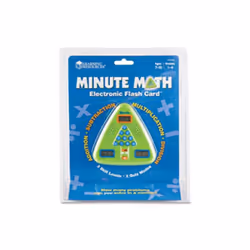 Learning Resources LRNLER6965 Minute Math Electronic Flash Card
