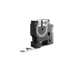 Dymo  Rhino Label- Vinyl- Green- 0.75 in. White Print